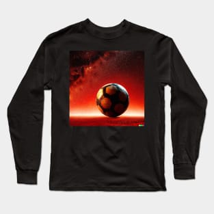 Football in space Long Sleeve T-Shirt